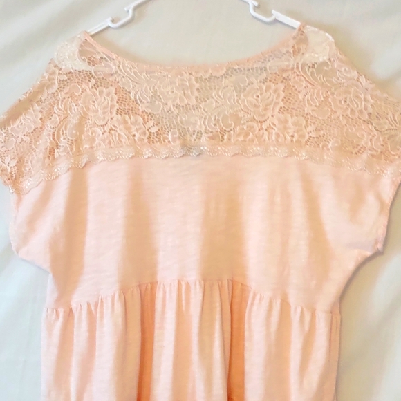 Torrid, Sz 20, Pink-Salmon Cotton Blouse, NWOT - Picture 7 of 15